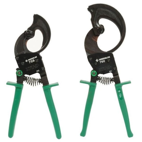 Greenlee 13-3/4" Ratchet Action Cable Cutter, Center Cut 760 - main
