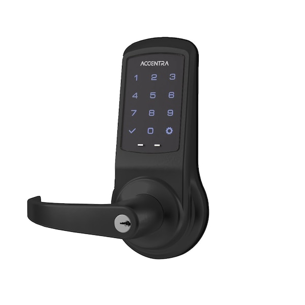Yale Grade 1 NexTouch 3 Cyl Lock W/ Capacitive Touchscreen, PARA Keyway, Black Suede Powder Coat PB-NTB623-NR BSP - main
