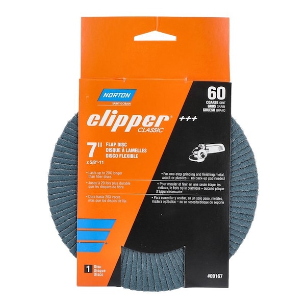 Saint-Gobain Abrasives FLAP DISC 60GRIT 7 in. 70184609167 - main