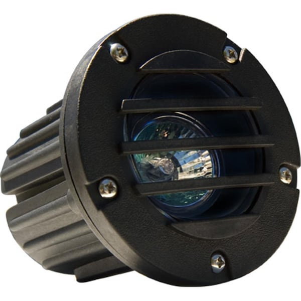 Intense 35W 12V Polybutylene Terephthalate Adjustable In-Ground Well Light with Grill, Black IN2936206 - main