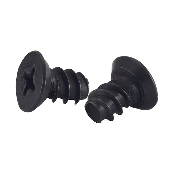 Newport Fasteners #10-14 x 3/8 in, Black Oxide Steel Flat Head Phillips Drive, 2000 PK 670011-2000 - main