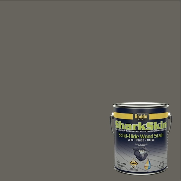 Rodda Paint SharkSkin Deck and Siding Solid Wood Stain, 1 Gallon, Forest Floor 4240031-EX146/Forest Floor - main