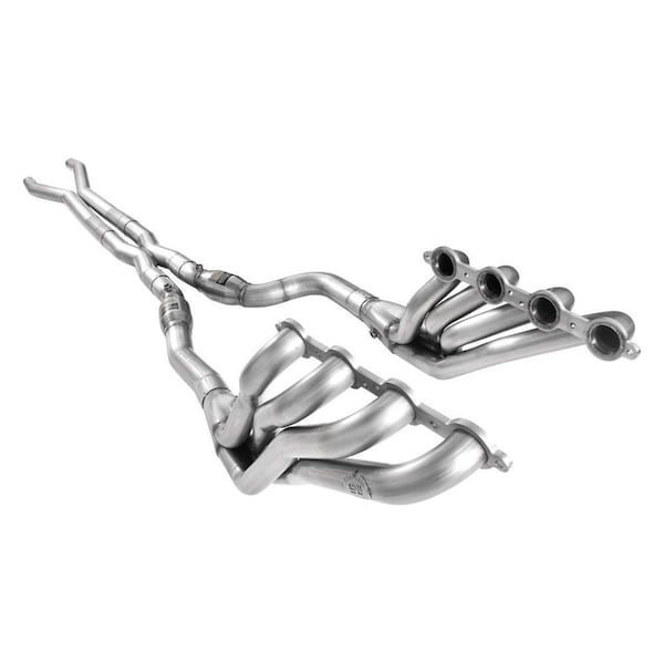 Slugfest Supplies 2 to 3 in. Headers Primaries High-Flow Catted Leads X-Pipe Factory for 2009-2015 Cadillac CTS-V SL3847758 - main