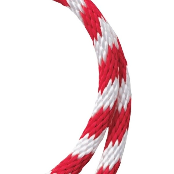 Baron Derby Rope, 3/8 in Dia, 50 ft L, 180 lb Working Load, Polypropylene, Red/White 51214 - main