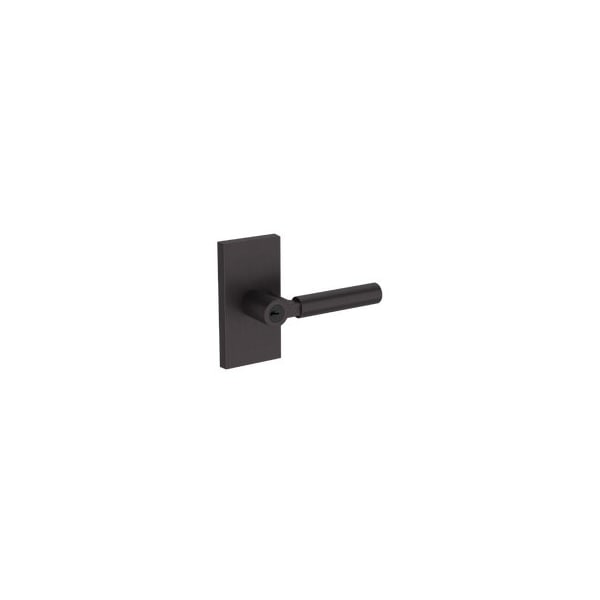 Baldwin Residential Door Levers Keyed Entry Reversible Venetian Bronze ENLKFCFR112 - main