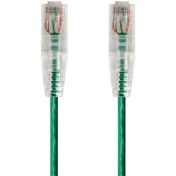 Monoprice Slim Cat6 Utp Cable 7 ft.Green 15208 - main