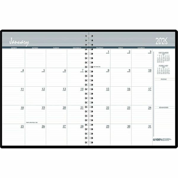 House Of Doolittle 14 Month Wirebound Appointment Planner, 8.5'' x 11'', December 2024 - January 2026 26207 - main