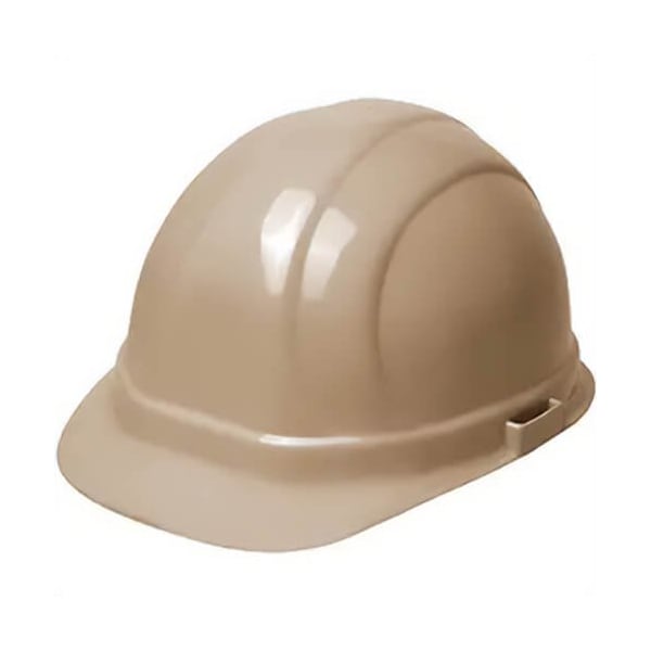 Erb Safety Cap Style Hard Hat, Beige, Medium, 9.3 in L x 9.3 in W x 6.87 in H, 6-Point Suspension WEL19144BE - main