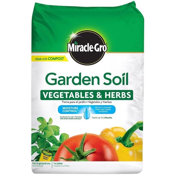 Miracle-Gro Fruit and Vegetable Garden Soil 1.5 cu ft 73759430 - main