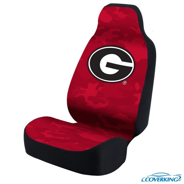 Coverking UNIVERSAL ULTISUEDE SEAT COVER DESIGNER 1PC, UNIVERSITY OF GEORGIA RED CAMO, ELA112 USCSELA112 - main