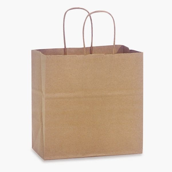 Nashville Wraps 100% Recycled Kraft Paper Bags, Junior 8x5x8", 250PK RKBJR - main