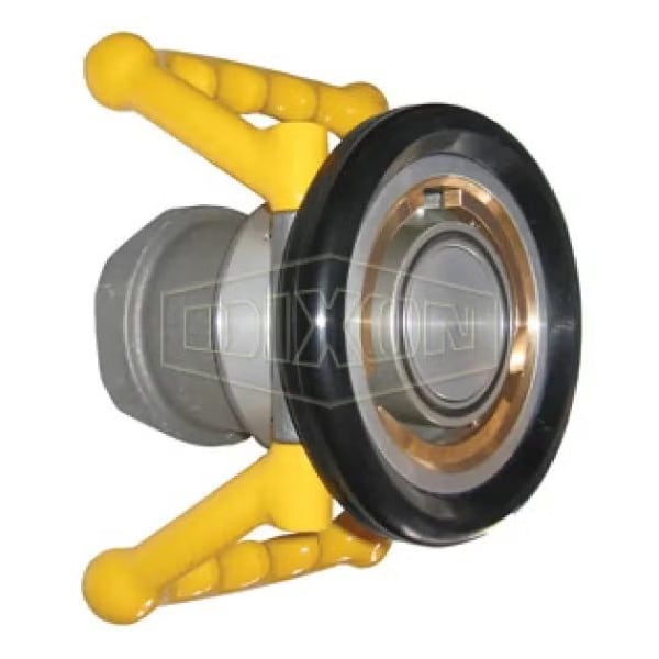 Dixon Mann-Tek by Dry Disconnect Aviation Coupler, 2-1/2 in Nominal, Quick Disconnect Coupler x FNPT End DAC250AL - main