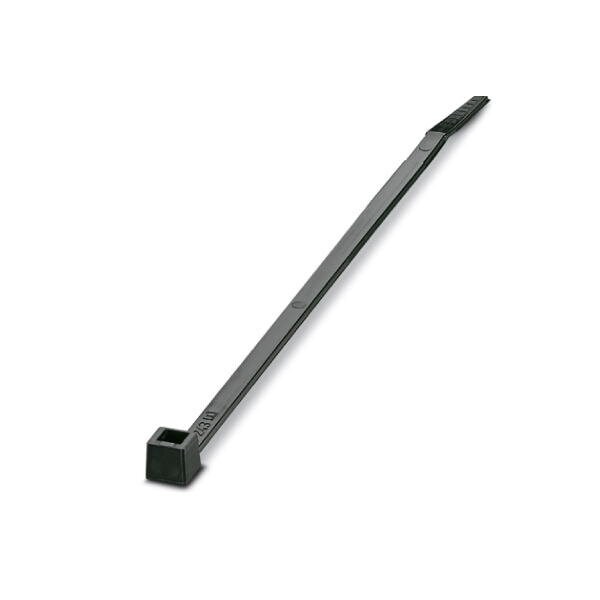 Phoenix Contact Cable Tie, 140 mm L, Black, Polyamide 6.6, 130 N Strength, 100 PK 3240745 - main