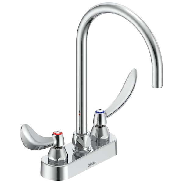 Delta Commercial 27C4 / 27C5 / 27C6 4 in Cast Deckmount In Chrome 27C4974 - main