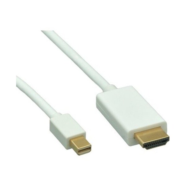Cable Wholesale Mini DisplayPort to HDMI Cable, Mini DisplayPort Male to HDMI Male, 15 foot 10H1-62315 - main