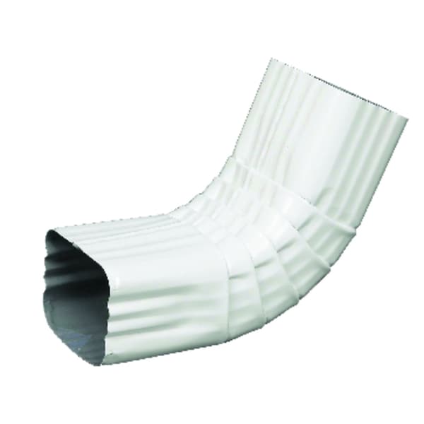 Amerimax Home Products Amerimax 2 in. H X 3 in. W X 17 in. L White Aluminum A Gutter Elbow 27064HP - main