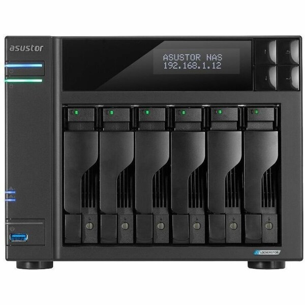 Asustor LOCKERSTOR 2 GEN2+ 6 BAY NAS AS6706T V2 - main