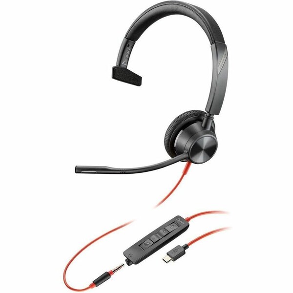 Hp Poly Blackwire 3315 Headset +USB-C/A Adapter TAA US 8M3U4AA#ABA - main