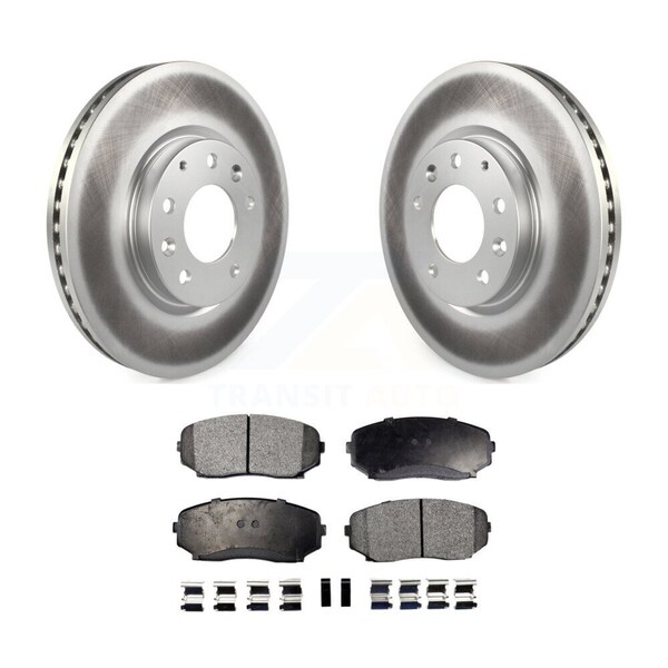 Transit Auto Front Disc Brake Rotors And Semi-Metallic Pads Kit Replacement For Chevrolet Equinox GMC Terrain Malibu Buick Impala LaCrosse Reg並行輸入 : Detroit Axle - SRW Front Brake Kit for Ford Transit
