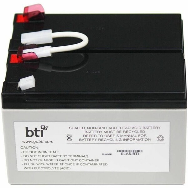 Battery Technology RBC5 REPLACEMENT UPS BATTERY APC SU450 SU450NET SU700 SU700NET RBC5-SLA5-BTI - main