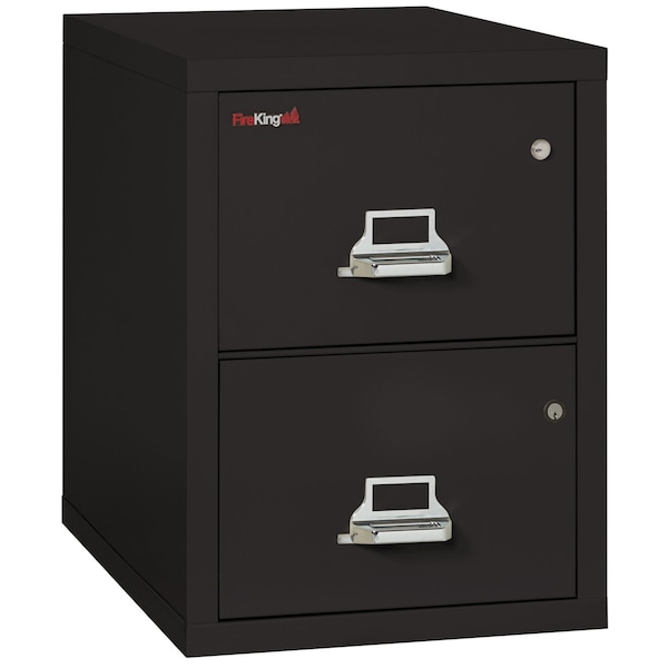 Fireking 2 Drawer, 1 Hr Fire Rated, Vertical, 31" Legal, Safe-In-A-File Black 2-2131-CBLSF - main