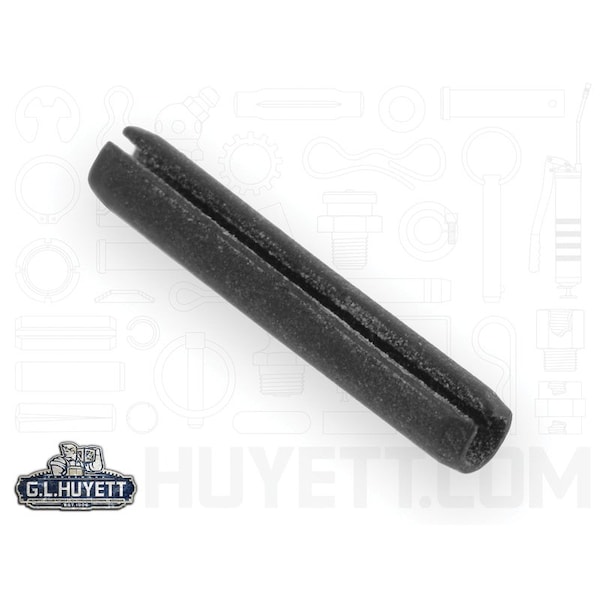 Huyett Slotted Spring Pin, Standard Duty, Phosphate Coat High Carbon Steel, .062 Dia x .75 L x .012 Wall MS16562-104 - main