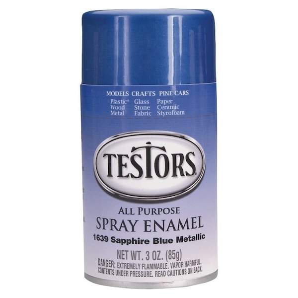 Testors Craft Spray Paint, Metallic, Flake Blue, 3 oz 1639T - main