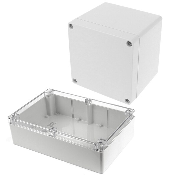 Hammond Screws Electrical Enclosures, 9.45 in H, 2.36 in D, 6.3 in W, 4, 4X, 6, 6P, 12 & 13, Polycarbonate 1554VAL2GYSL - main