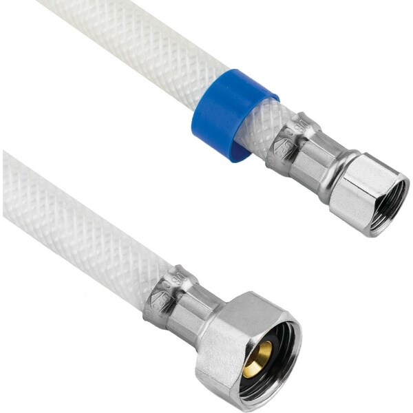 Westlake Pipe & Fittings 3/8'' Cx1/2'' FIPx48'' L Braided Poly Vinyl Faucet Connector 10/1/2149 - main