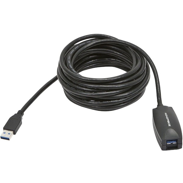 Monoprice 15ft USB 3.0 A Male to A Female Active Extension Cable 9470 - main