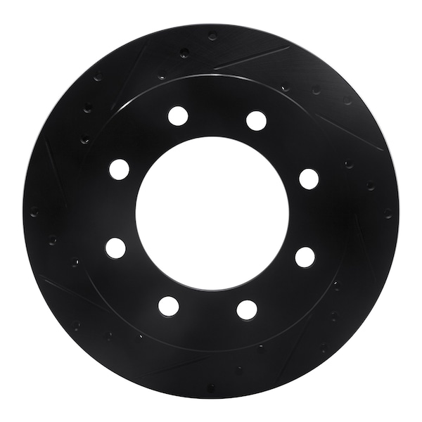 Dynamic Friction Co DFC Brake Rotor - Drilled and Slotted - Black 633-48040L - main