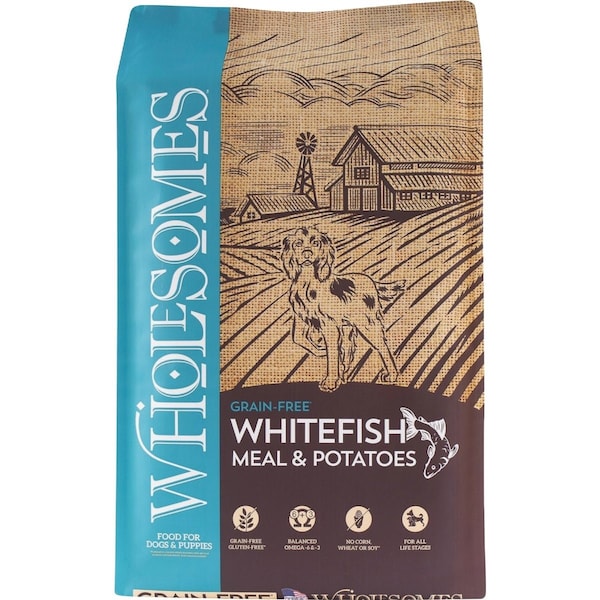 Wholesomes Grain-Free 35 Lb. Whitefish Meal & Potato Formula Dry Dog Food 348100 - main
