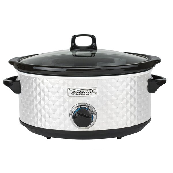 Brentwood Industries Select 7 Quart Slow Cooker in White SC-157W - main