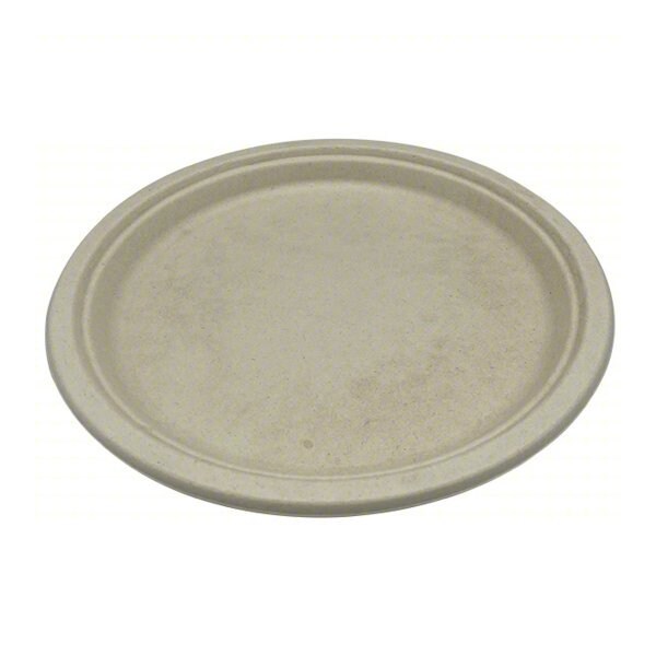 Zoro Select Disposable Fiber Plate, 10 in, Ivory, PK500 EPL-10-PF - main