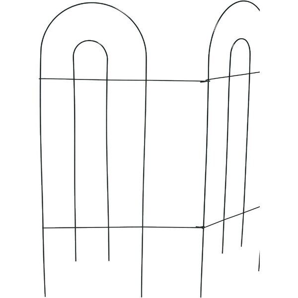 Best Garden 10 Ft. Powder-Coated Green Wire Folding Fence 742007 - main