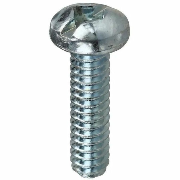 Dottie #8-32 x 1-1/2 in Combination Slotted/Square Round Machine Screw, Zinc Plated Carbon Steel, 100 PK RMDS832112 - main