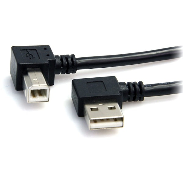 Startech.Com StarTech.com 3 ft A Right Angle to B Right Angle USB Cable - M/M USB2HAB2RA3 - main