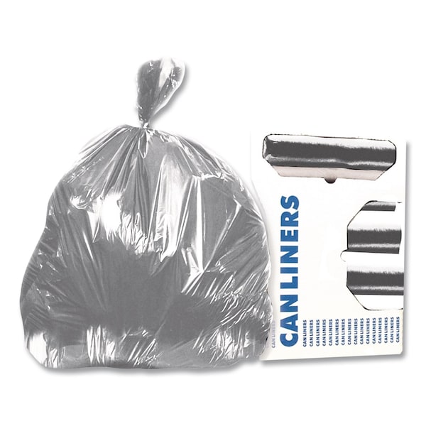 Heritage 45 gal Trash Bags, 39 in x 46 in, Super Heavy-Duty, 1.7 mil, Silver H7846WS - main