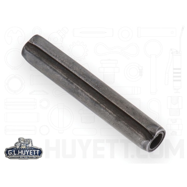 Huyett Coiled Spring Pin, Standard Duty, High Carbon Steel, 0.219 in Dia x 1.375 in L SPC-218-1375 - main
