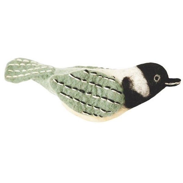 Wild Woolies Felt Bird Garden Ornament - Chickadee DZI483004000 - main
