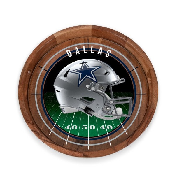 Picnic Time Family Of Brands NFL Dallas Cowboys - Barista Serving Tray with Glass Insert 907-09-511-094-2 - main