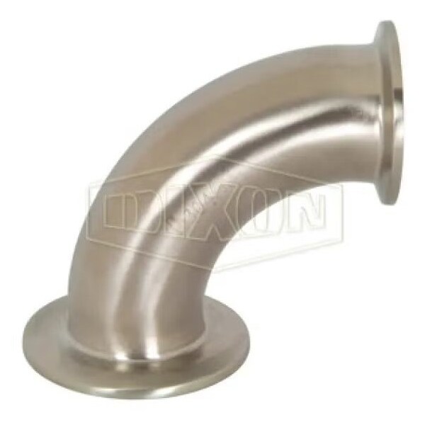 Dixon Non-Tapered 90Deg Clamp Reducing Elbow, 3 x 2 in, 304/304L SS, Domestic B2CM31MPG300200 - main