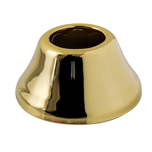 Kingston Brass 1-1/4" ID x 3" OD Bell Flange, Polished Brass FLBELL11432 - main