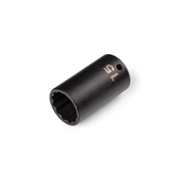 Tekton 1/4 Inch Drive x 15 mm Semi-Deep 12-Point Impact Socket SID04315 - main