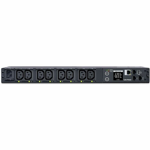 Cyberpower PDU, Switched, Rack Mounted, IEC 320 C13, IEC-320 C14, 10 ft., Black PDU41004 - main