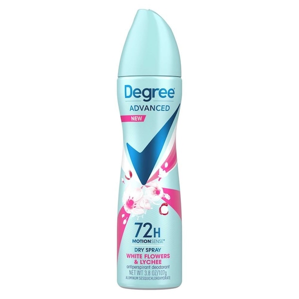 Degree White Flowers and Lychee Antiperspirant Deodorant Dry Spray for Women, 3.8 Ounce, 12PK 69998917 - main