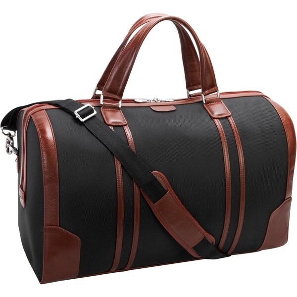 Mckleinusa McKlein USA 78195 20 in. U Series Kinzie Nylon Two-Tone Tablet Carry-All Duffel Bag; Black 78195 - main