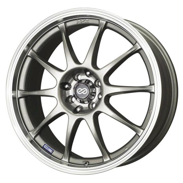 Payasadas J10 17 x 7 in. 5 x 100 Bolt Pattern 38 mm Offset Silver with Machined Lip Wheel PA2007200 - main