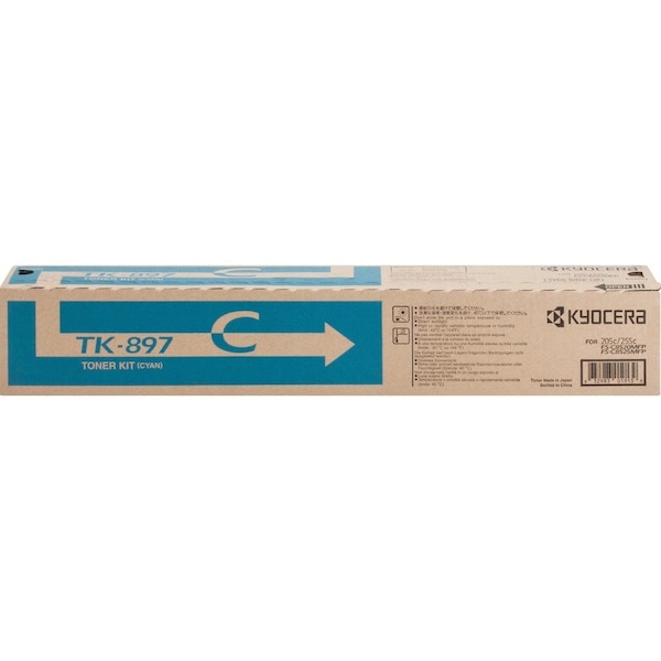 Kyocera Cyan Toner Cartridge 6K YLD 1T02K0CUS0 TK897C - main