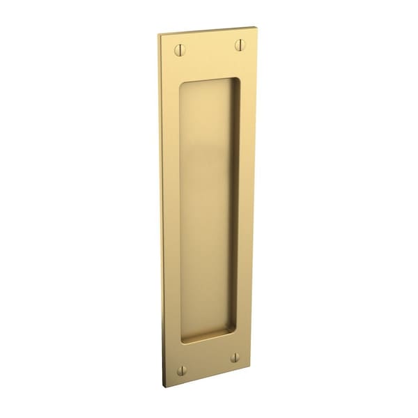 Baldwin Passage Sliding Door Locks Lifetime Satin Brass PD005.044.PASS - main